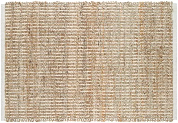 Gridwork Jute Reversible Rug - DASH & ALBERT - Ivory - Ivory