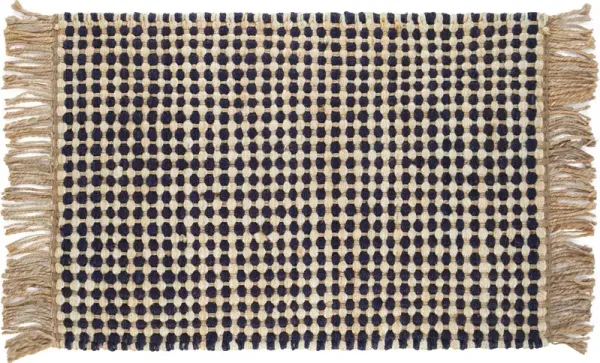 Kuba Jute Rug - DASH & ALBERT - Black - Black