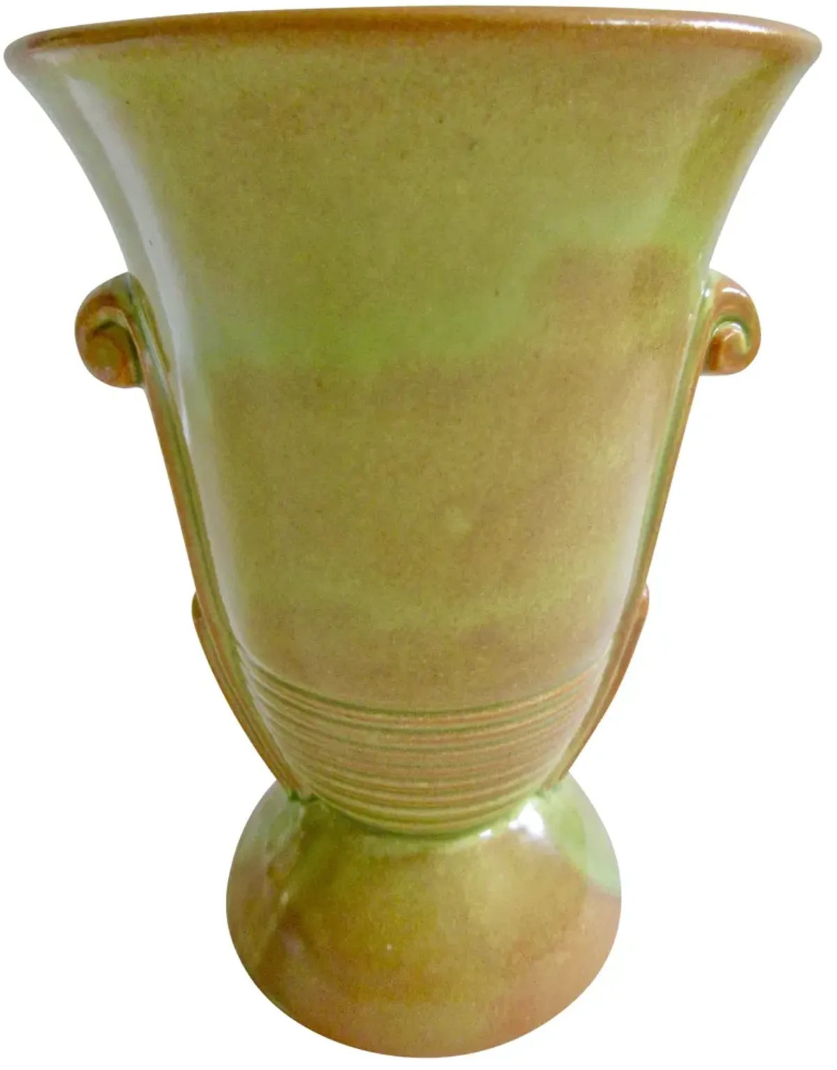 1930s Pacific California Pottery Vase - The Emporium Ltd. - Green