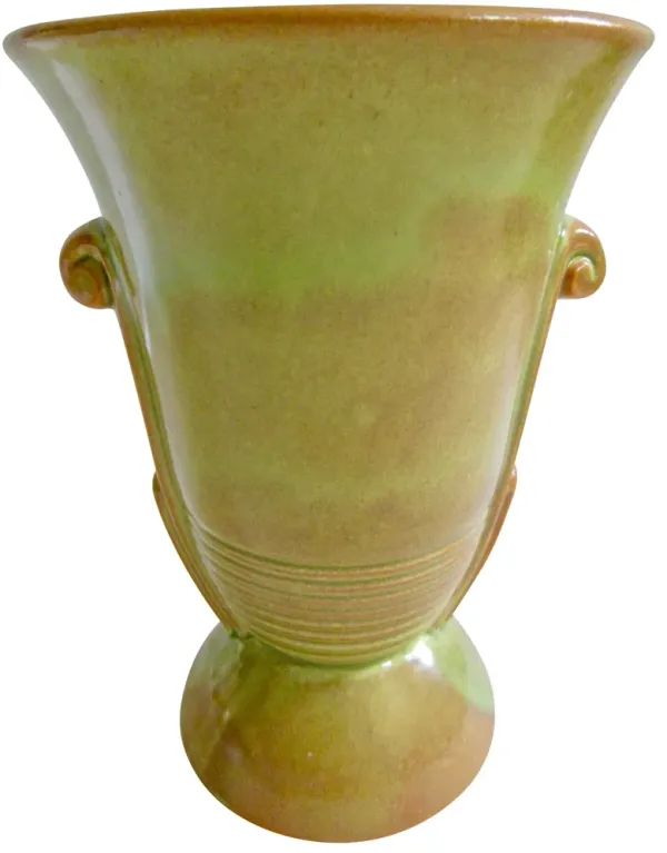 1930s Pacific California Pottery Vase - The Emporium Ltd. - Green