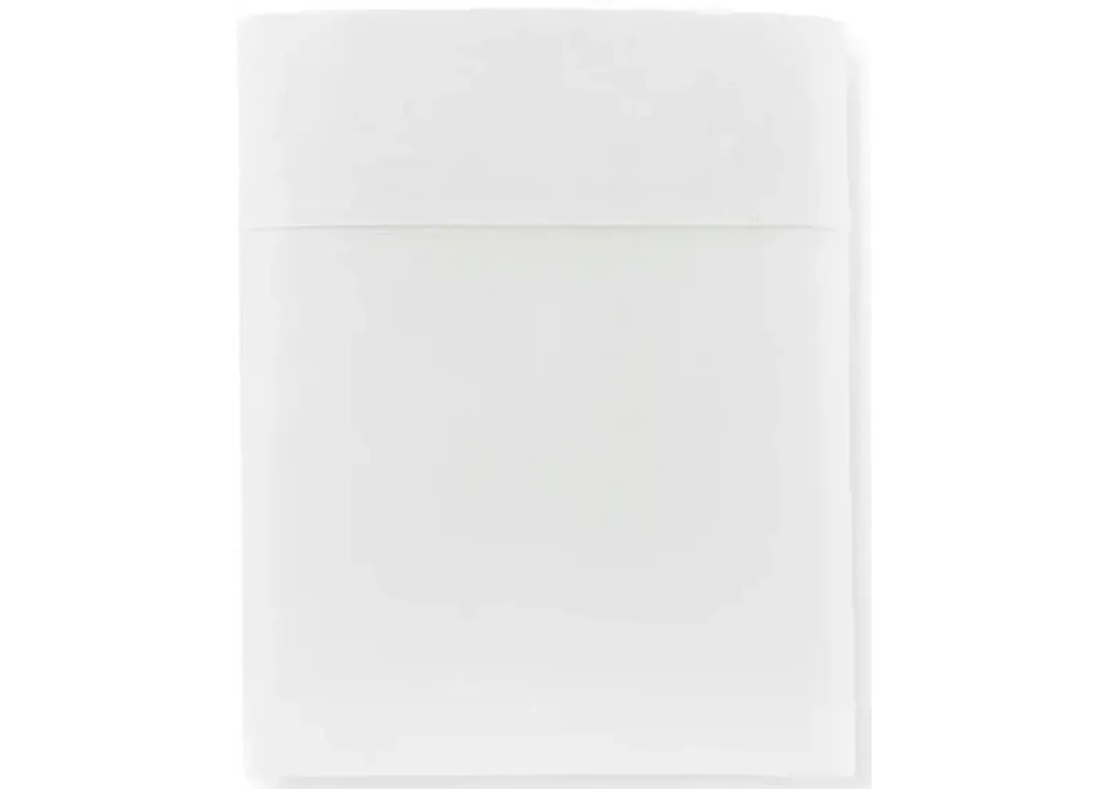 Mandalay Cuff Flat Sheet - Peacock Alley - White