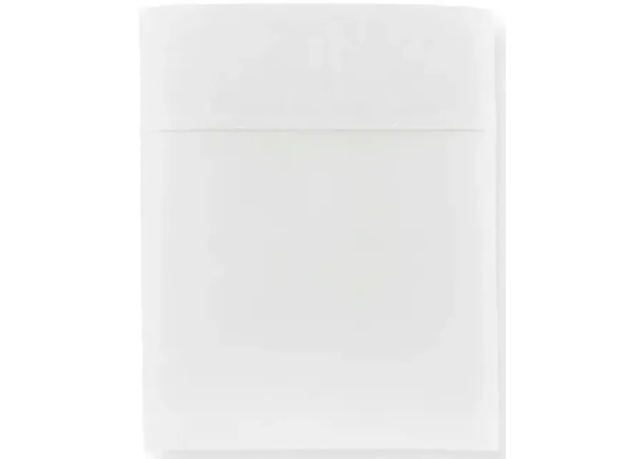 Mandalay Cuff Flat Sheet - Peacock Alley - White