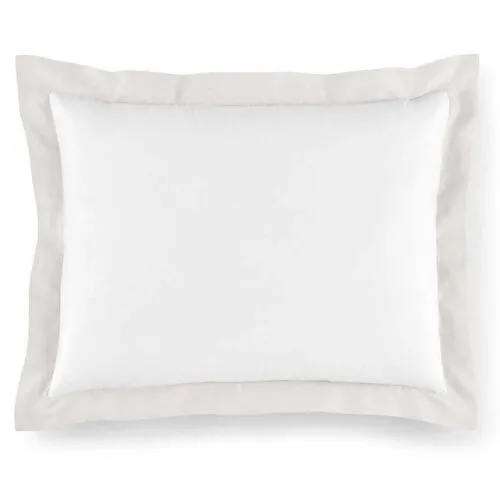 Mandalay Cuff Sham - Peacock Alley - White