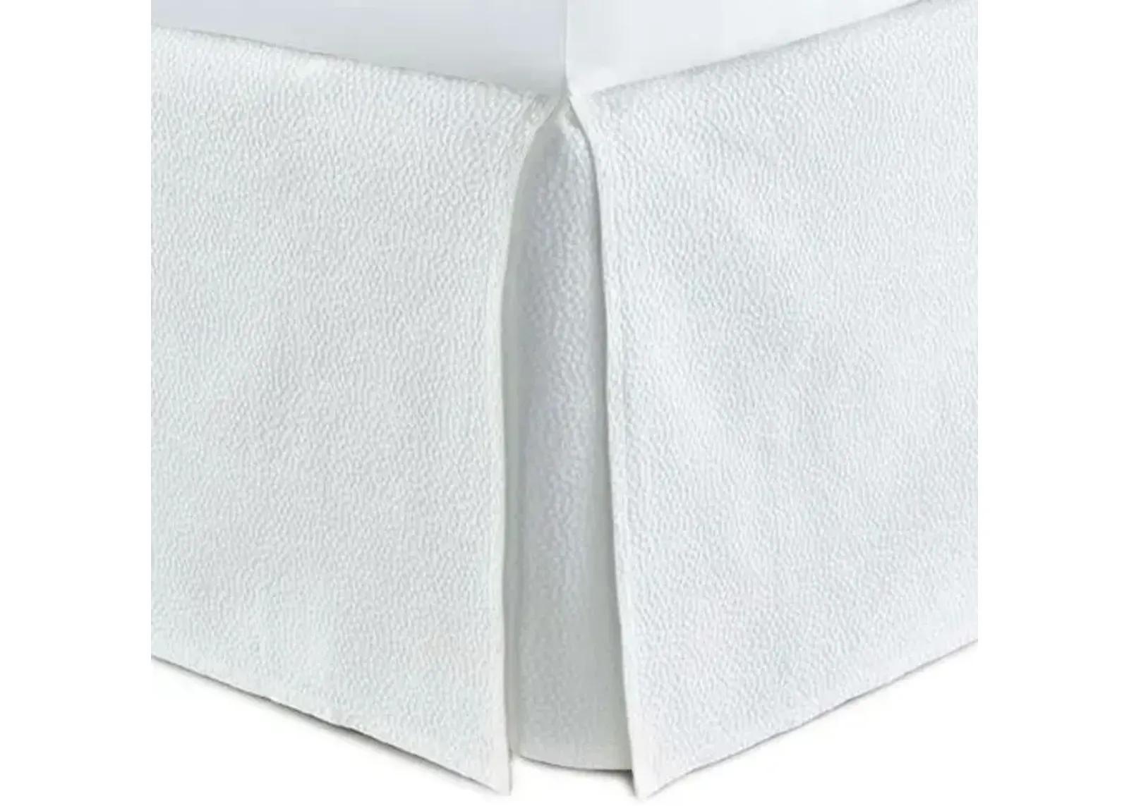 Montauk Bed Skirt - Peacock Alley - White