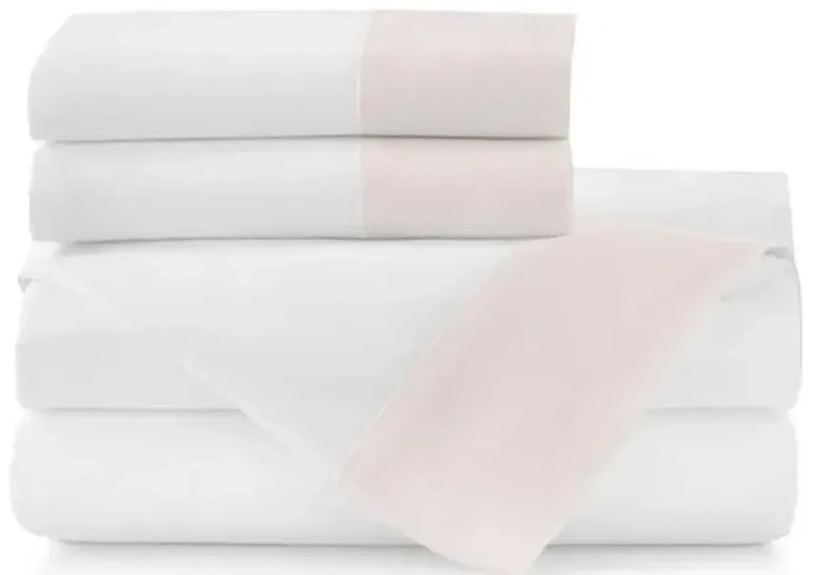 Mandalay Cuff Sheet Set - Peacock Alley - Pink, 300 Thread Count, Egyptian Cotton Sateen, Soft and Luxurious