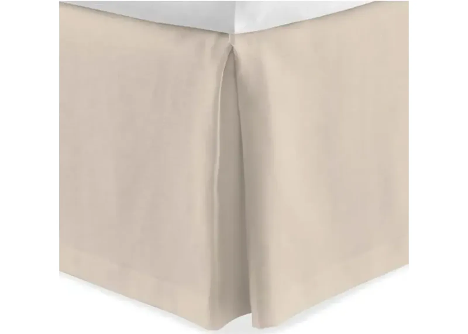 Mandalay Tailored Bed Skirt - Peacock Alley - Beige