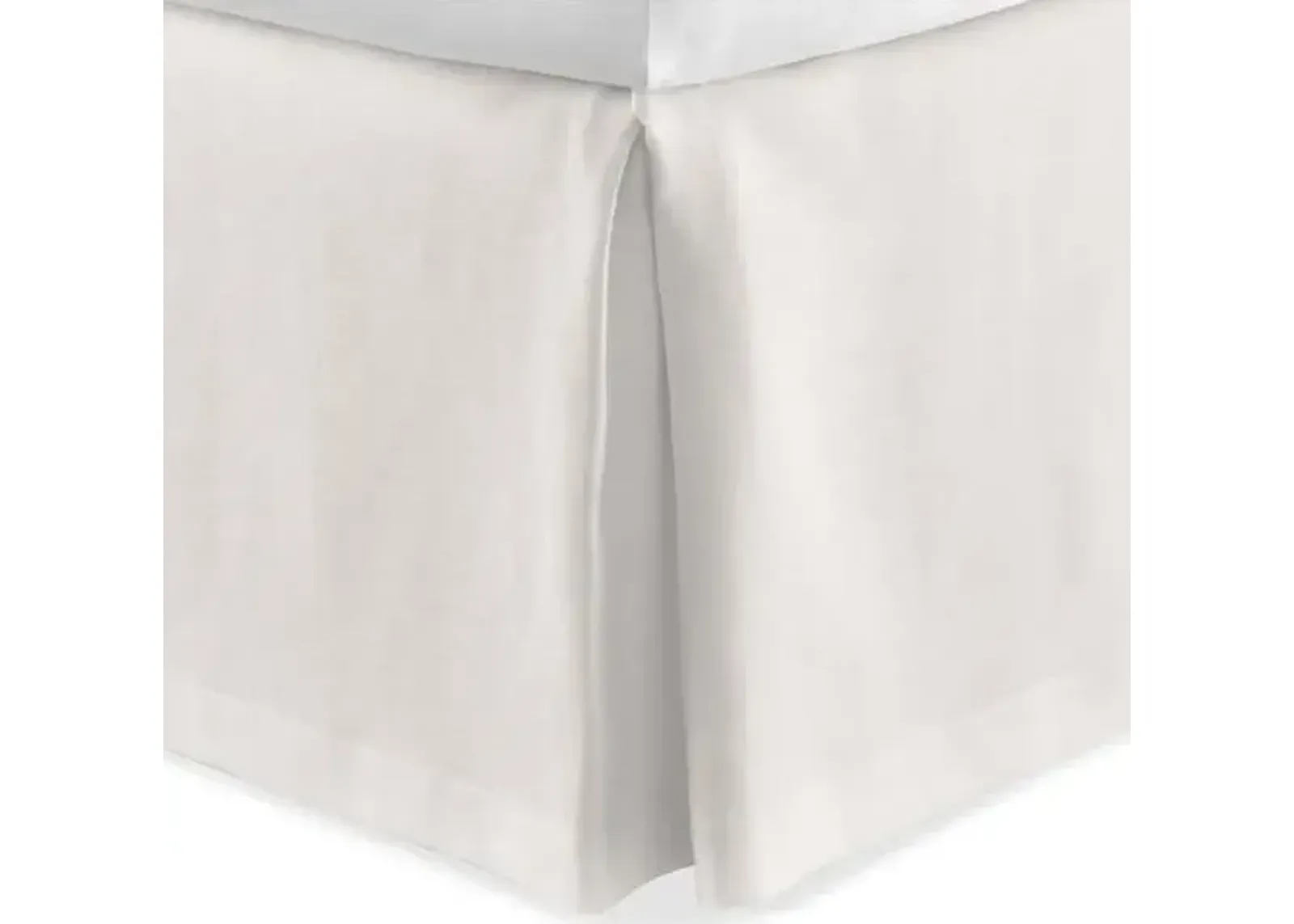 Mandalay Tailored Bed Skirt - Peacock Alley - White