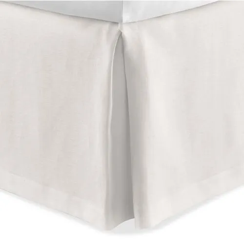 Mandalay Tailored Bed Skirt - Peacock Alley - White