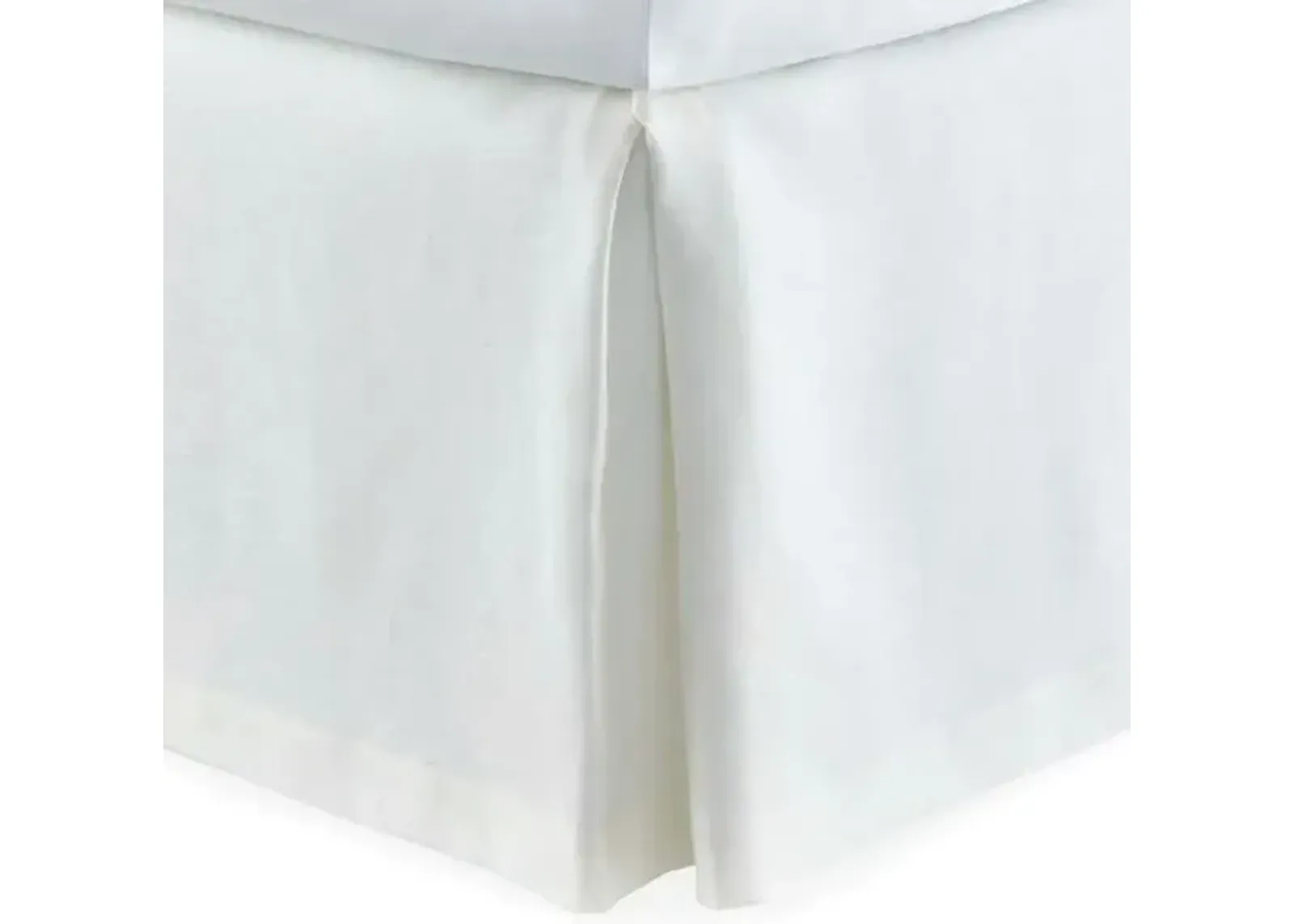 Mandalay Tailored Bed Skirt - Peacock Alley - White