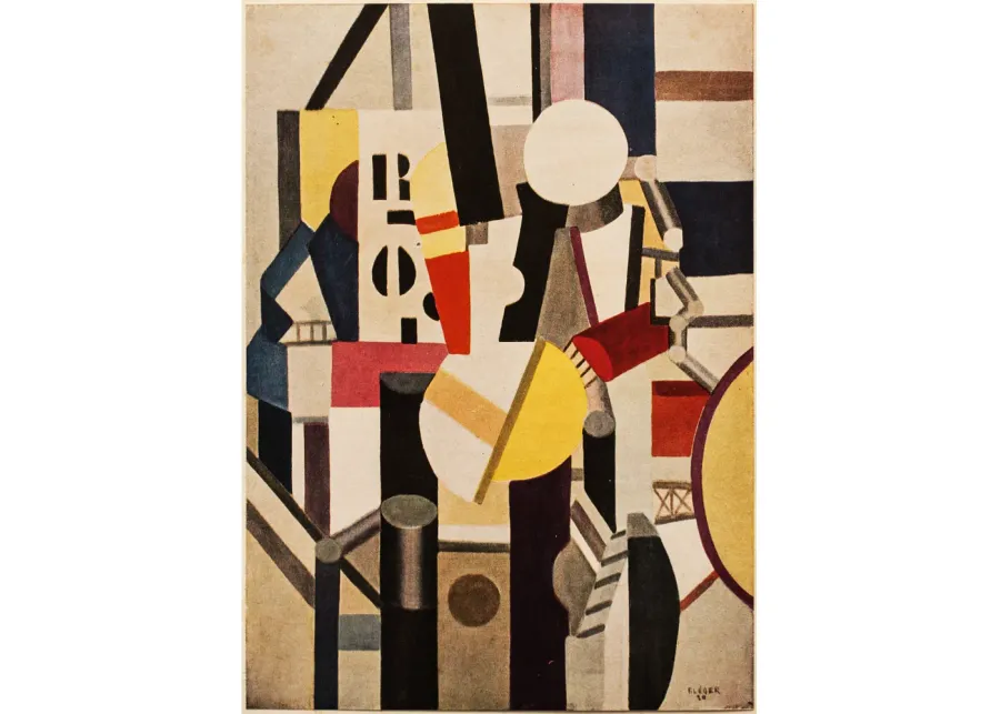 1950 Fernand Léger - Composition - Yellow