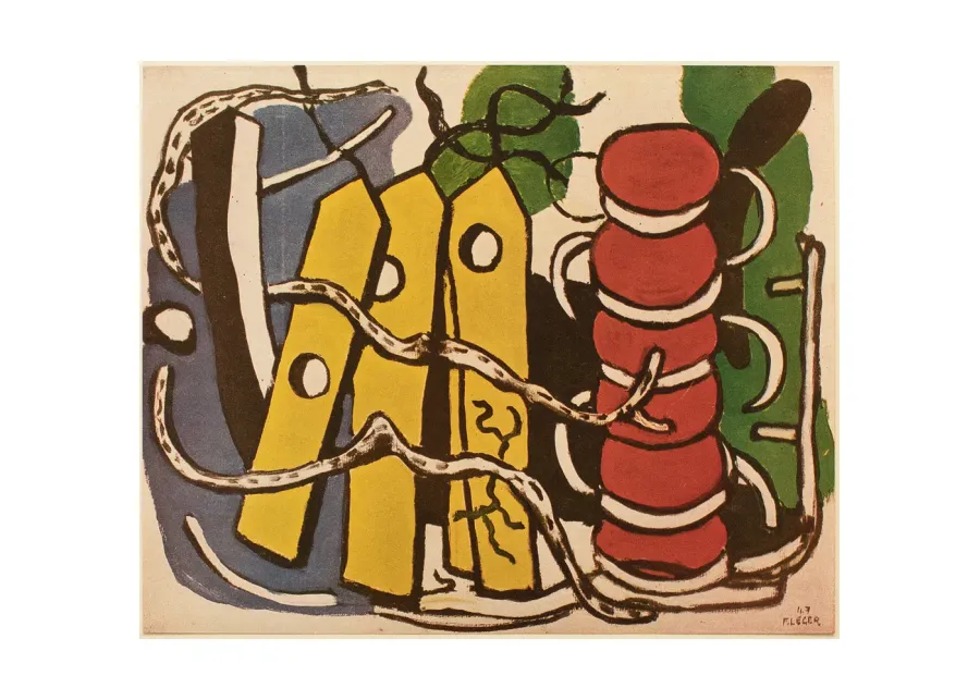 1950 Fernand Léger - The Yellow Labels