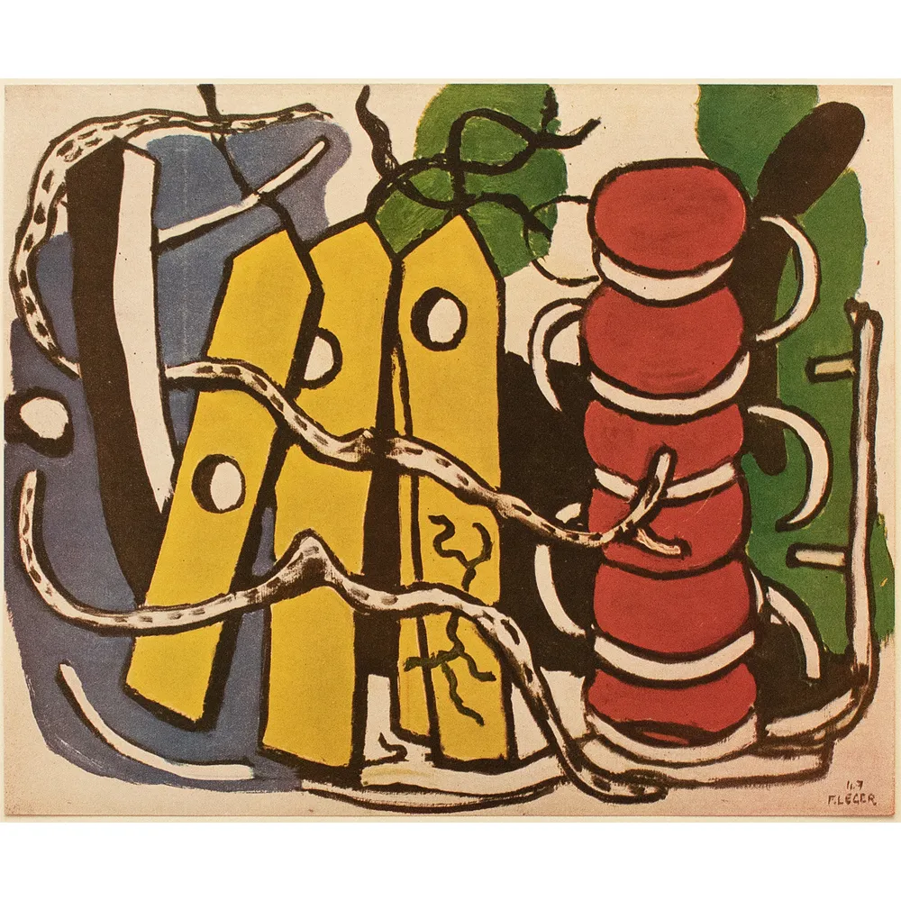 1950 Fernand Léger - The Yellow Labels