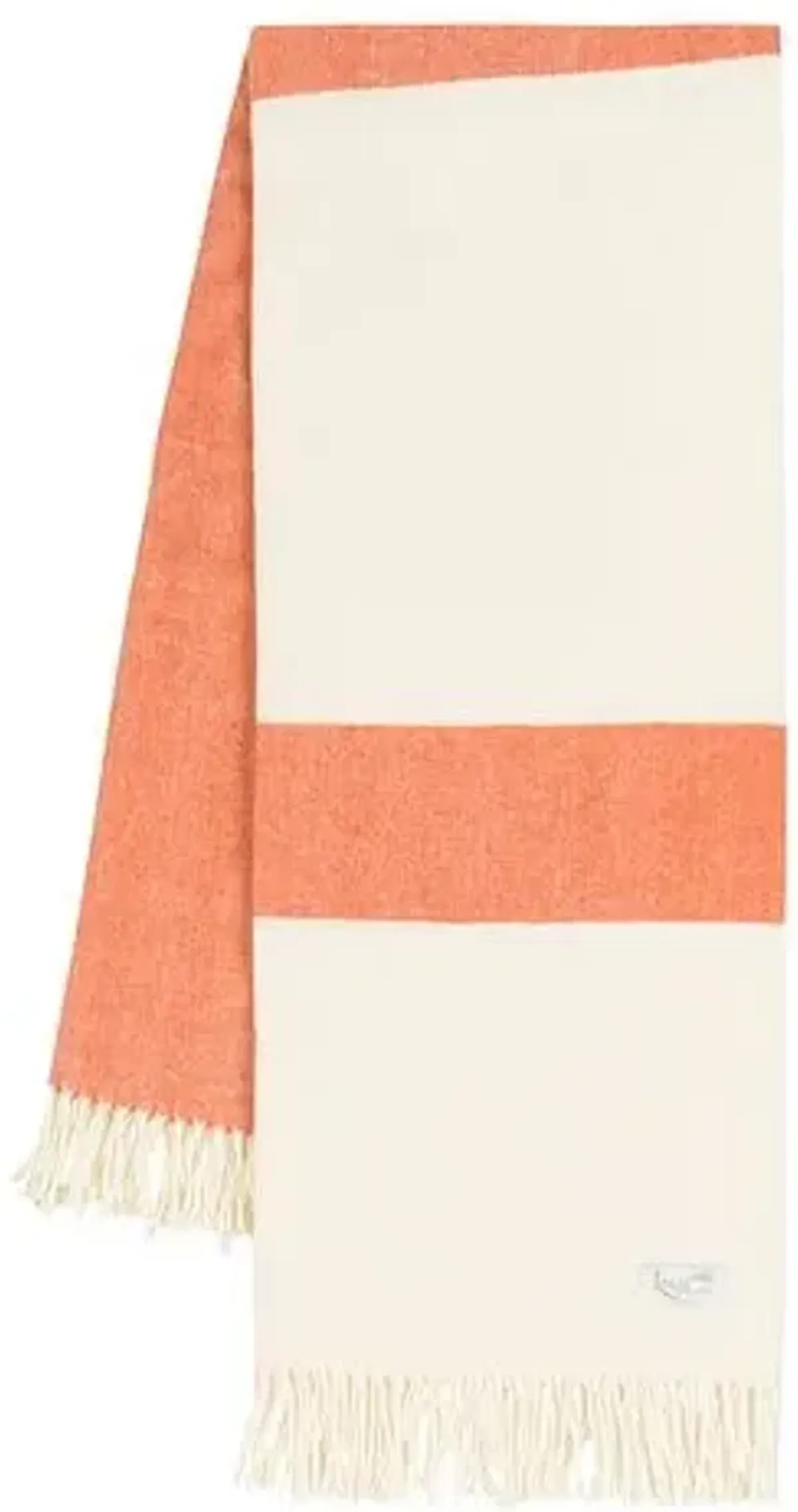 Sydney Stripe Throw - Lands Downunder - Orange, Fringed