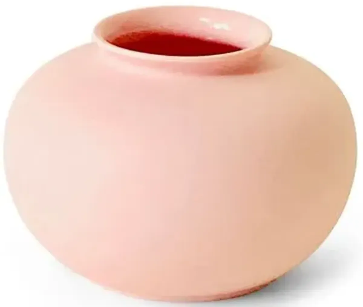 3" Apple Bud Vase - Dusty Pink - Middle Kingdom