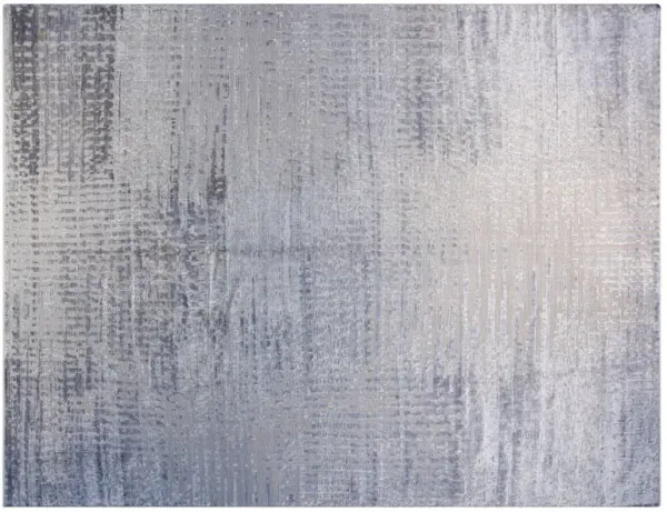 10"l x 8"w Ashley Handmade Rug - Light Blue - F.J. Kashanian - Blue