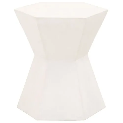 Harley Outdoor Side Table - Ivory