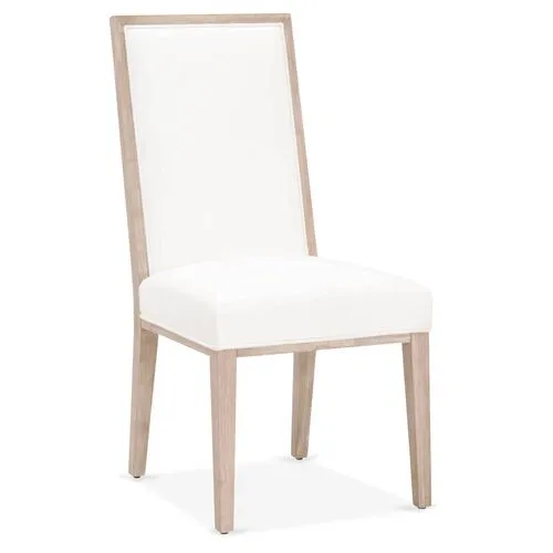 Set of 2 Performance Armel Side Chairs - Pearl - Ivory