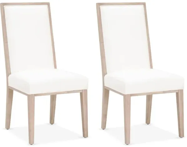 S/2 Performance Armel Side Chairs, Pearl