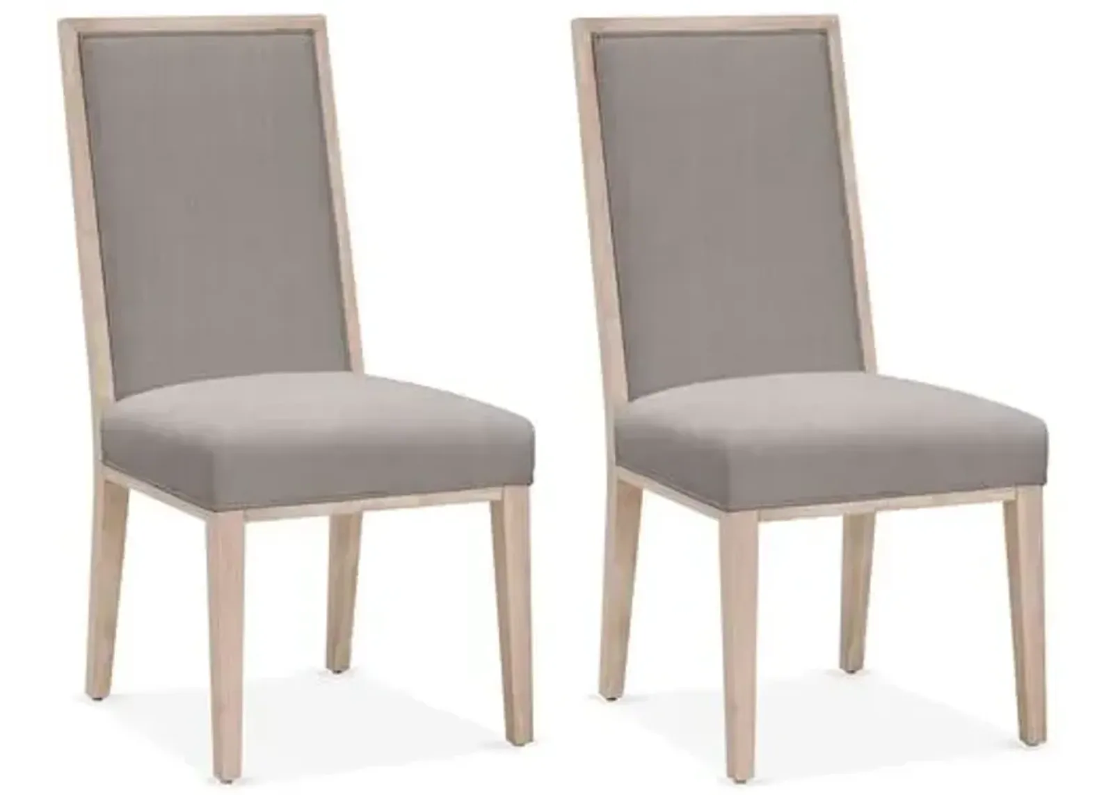 Set of 2 Performance Armel Side Chairs - Slate - Gray