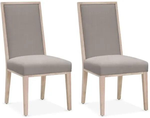 S/2 Performance Armel Side Chairs, Slate