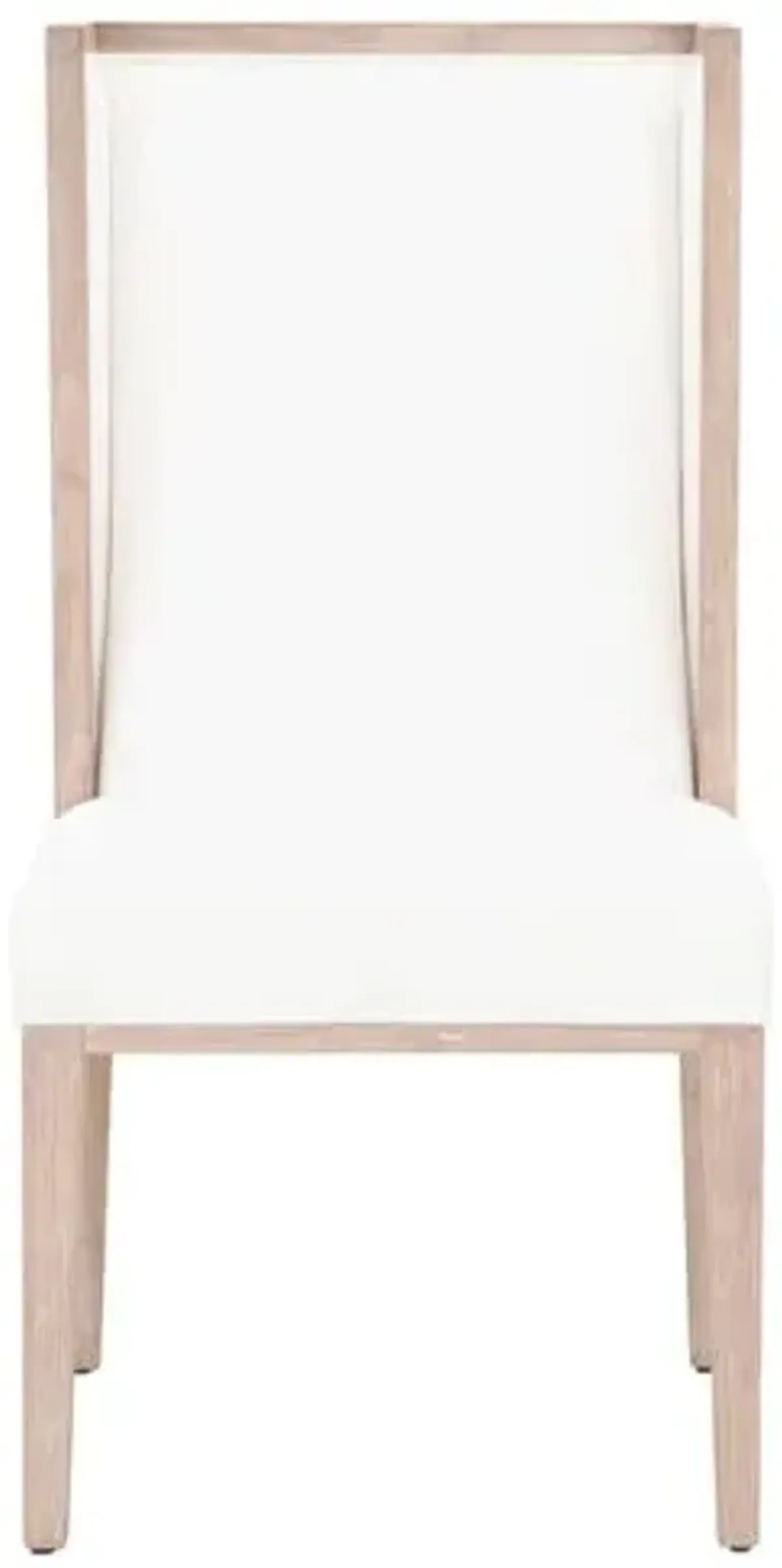 Set of 2 Performance Armel Wingback Side Chairs - Pearl - Ivory