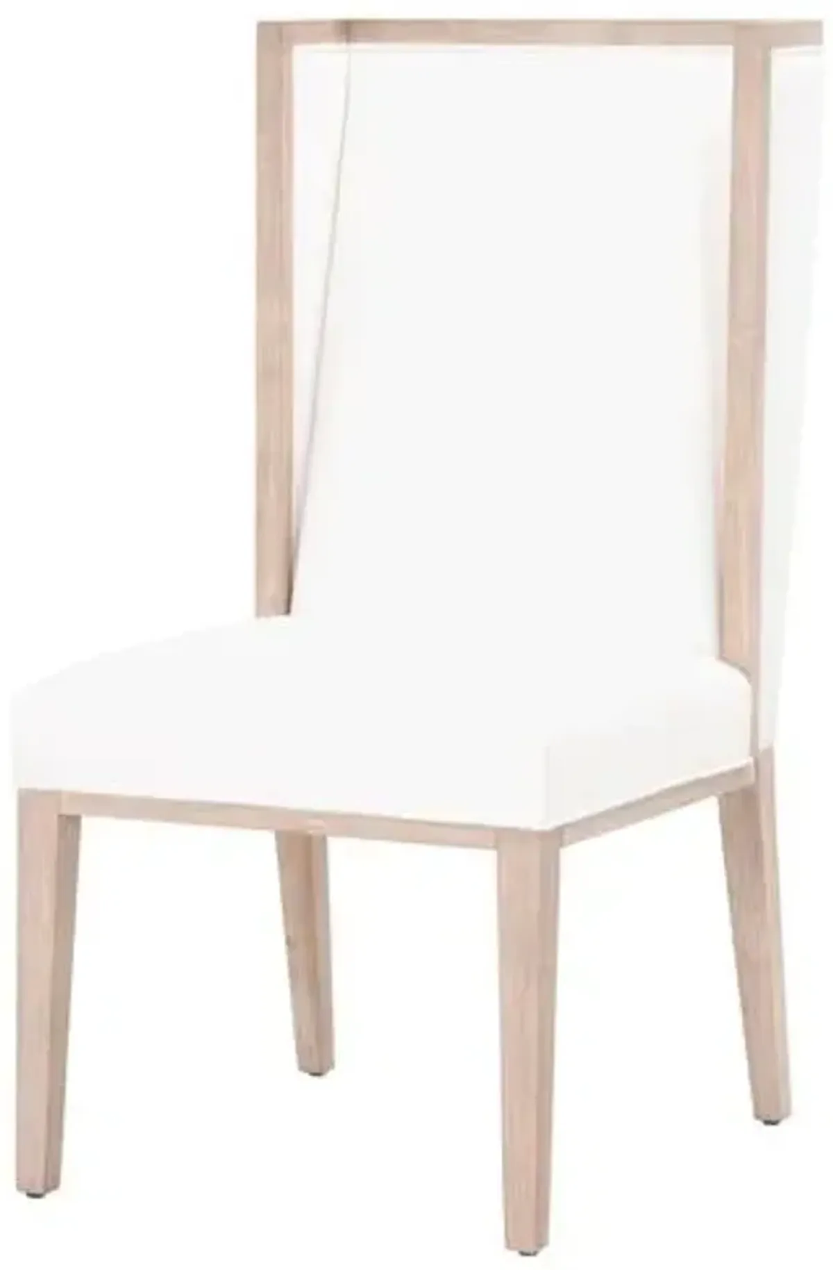 Set of 2 Performance Armel Wingback Side Chairs - Pearl - Ivory