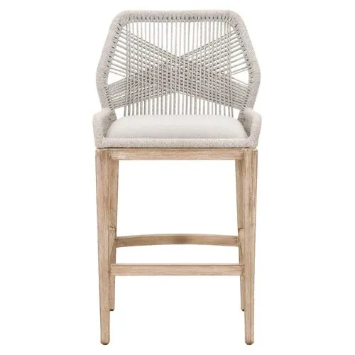 Easton Rope Barstool - Taupe/Pumice - Beige