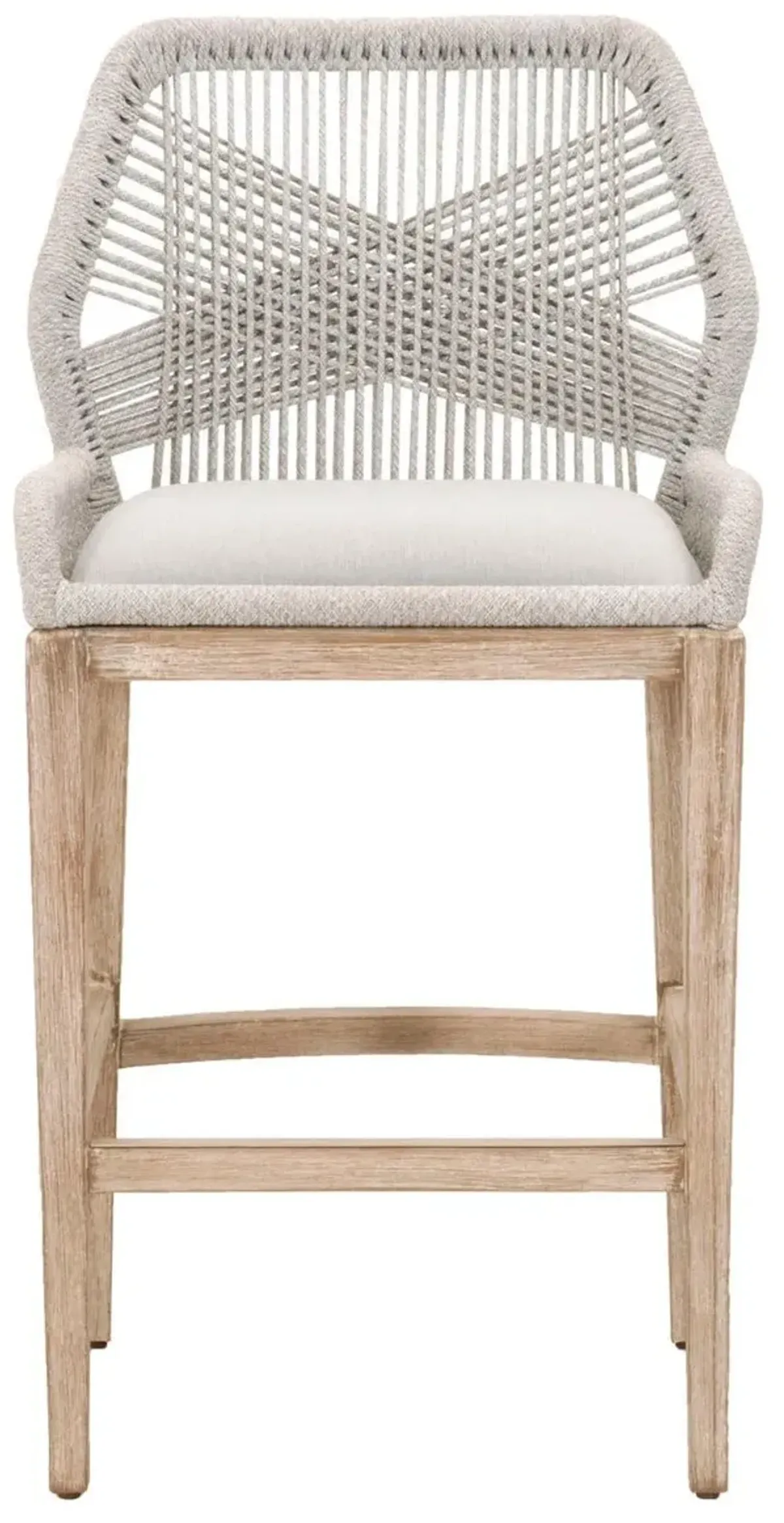 Easton Rope Barstool - Taupe/Pumice - Beige