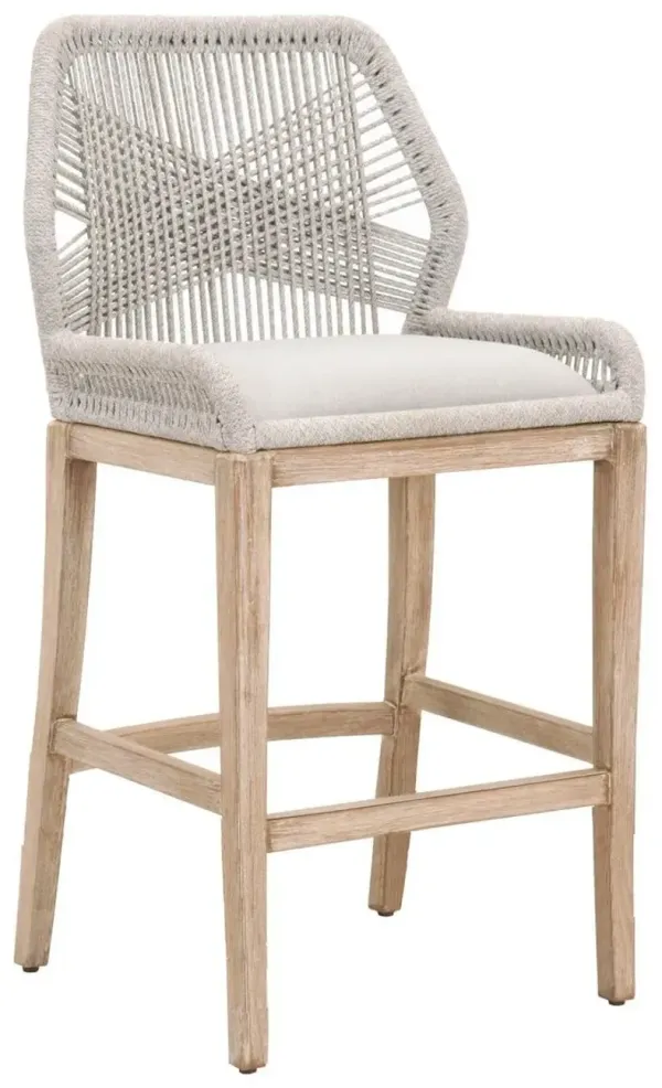 Easton Rope Barstool - Taupe/Pumice - Beige