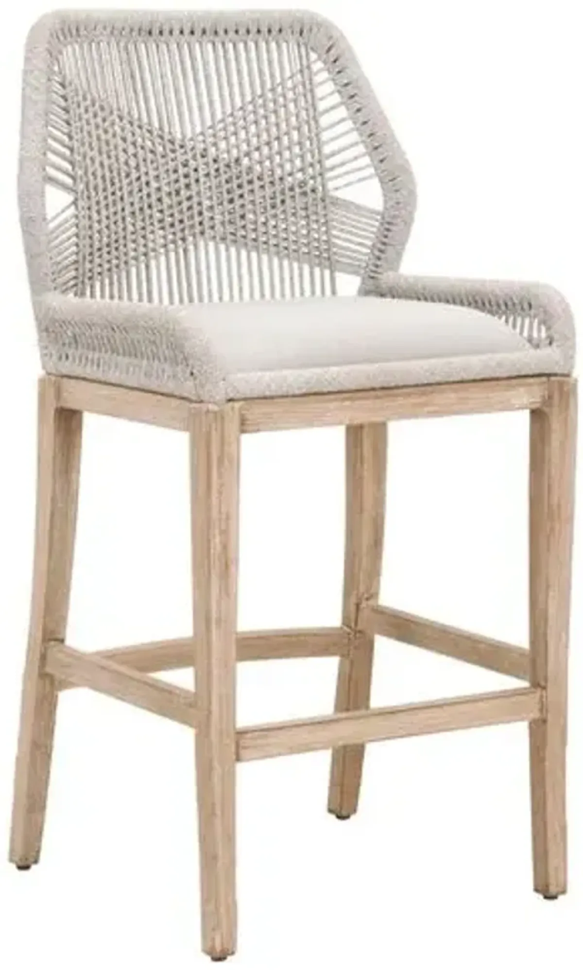 Easton Rope Barstool - Taupe/Pumice - Beige