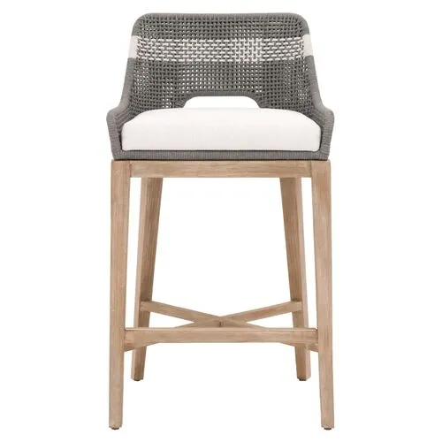 Arras Woven Barstool - Gray