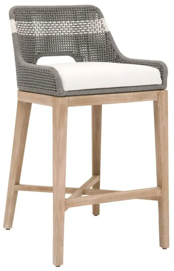 Arras Woven Barstool - Gray