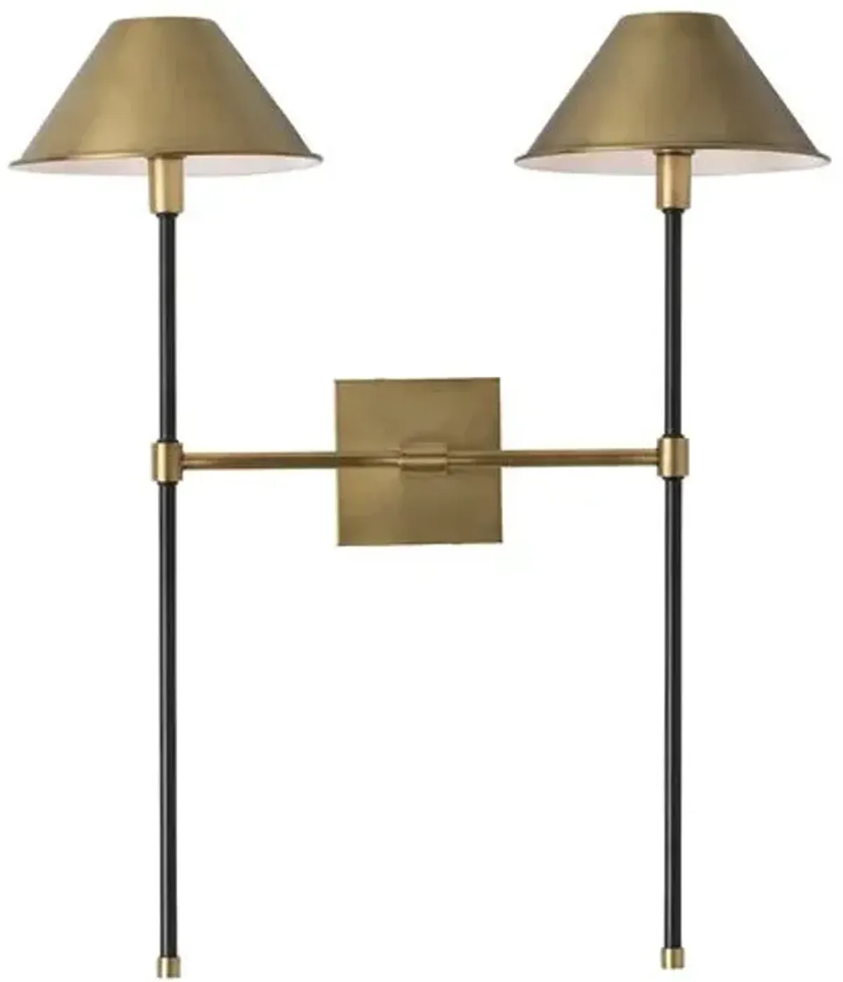 Arteriors - Havana Sconce - Antiqued Brass - Gold