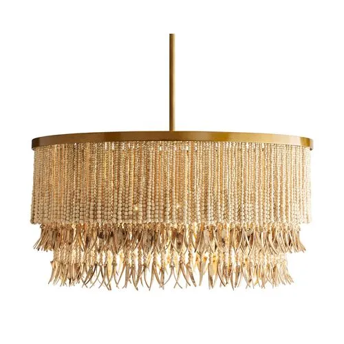 Baja Chandelier - Natural - Arteriors - Beige