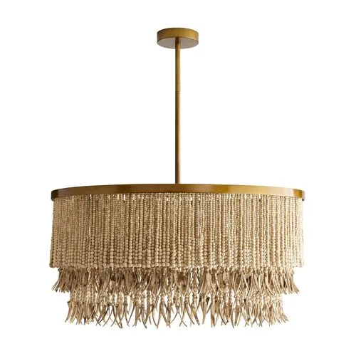 Baja Chandelier - Natural - Arteriors - Beige