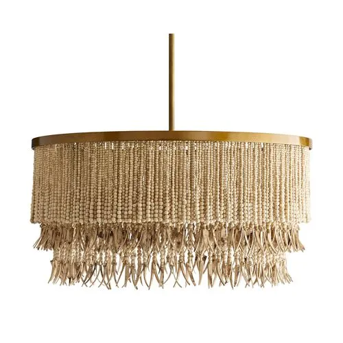 Baja Chandelier - Natural - Arteriors - Beige