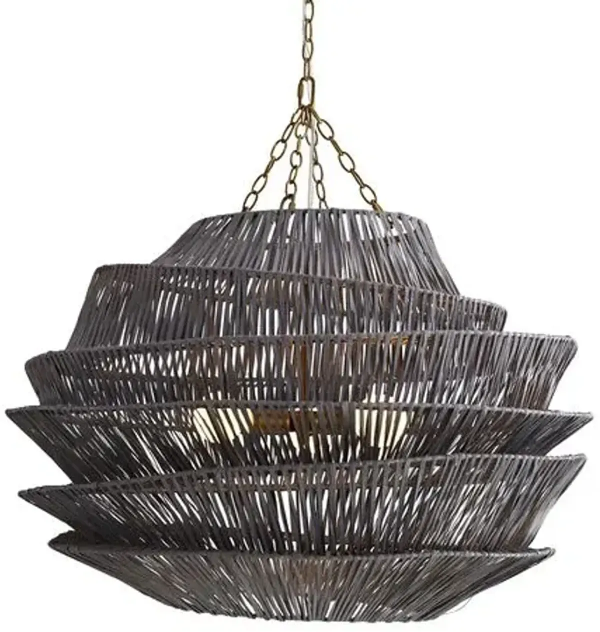 Barton Pendant - Dark Gray Wash - Arteriors