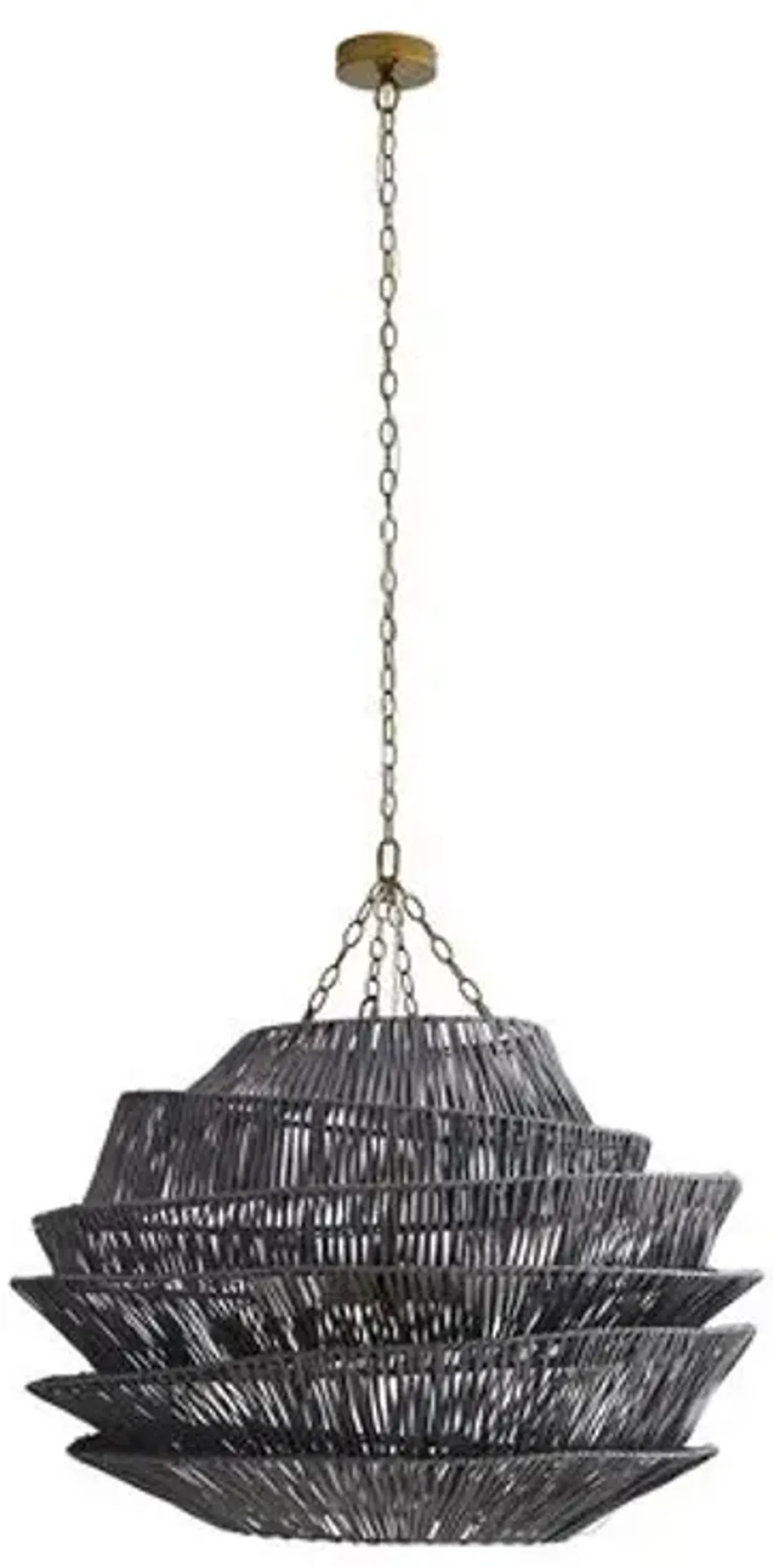 Barton Pendant - Dark Gray Wash - Arteriors