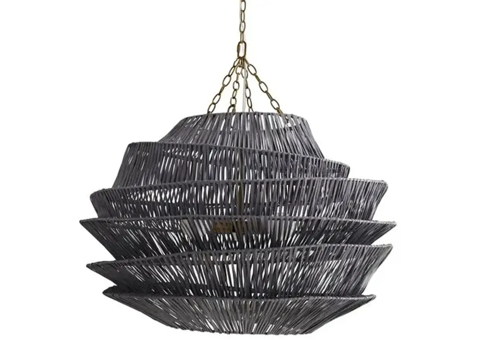 Barton Pendant - Dark Gray Wash - Arteriors