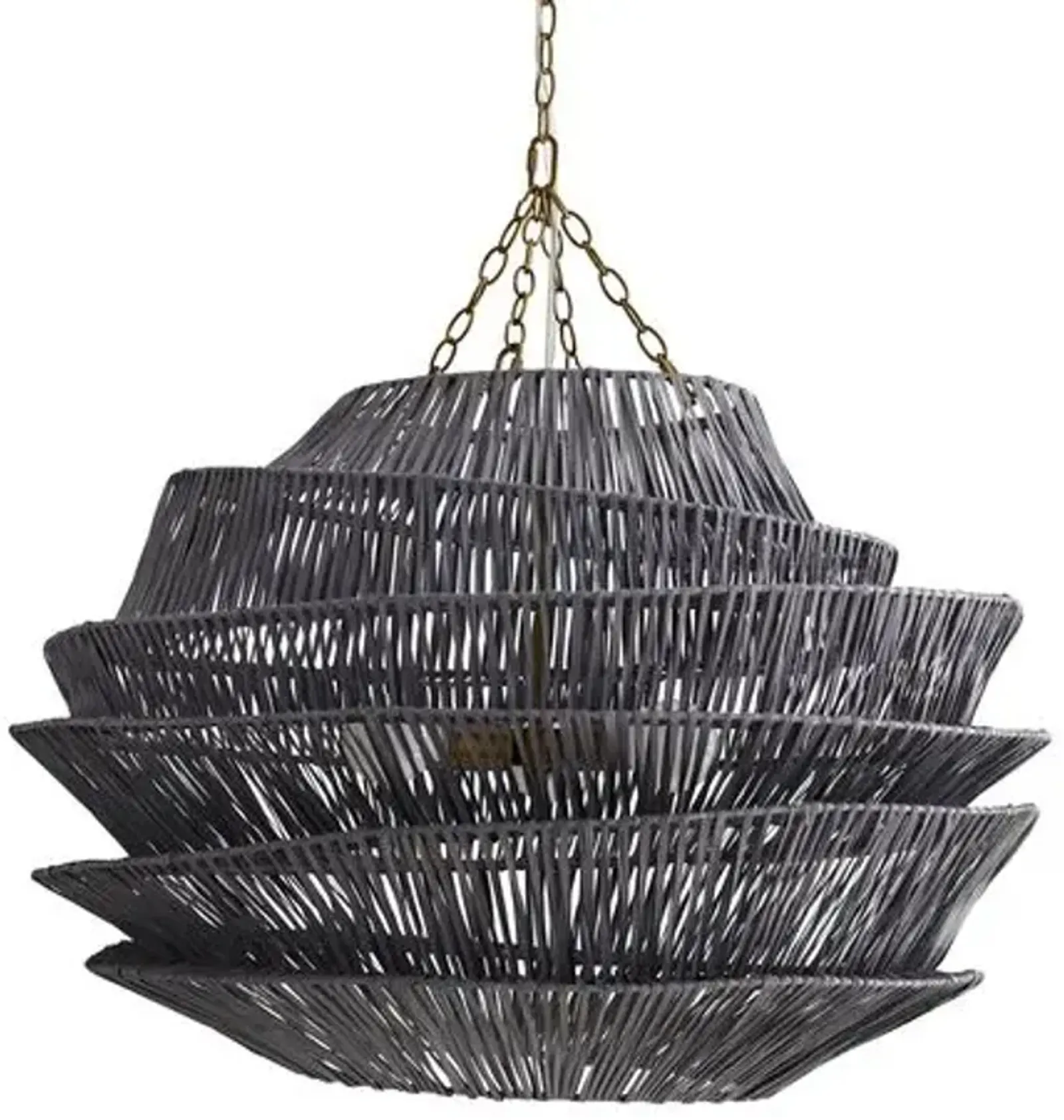 Barton Pendant - Dark Gray Wash - Arteriors