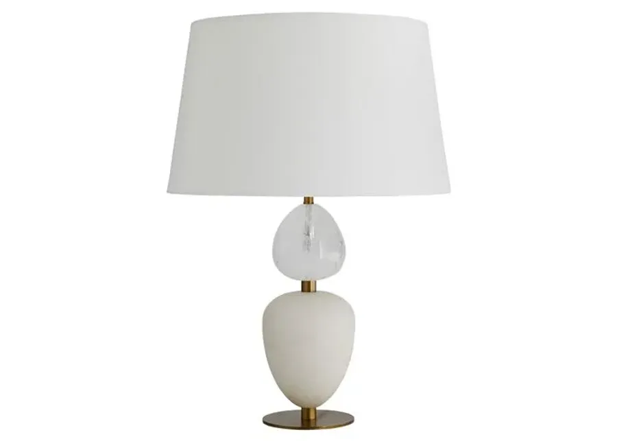 Aubrey Table Lamp - Snow White - Arteriors