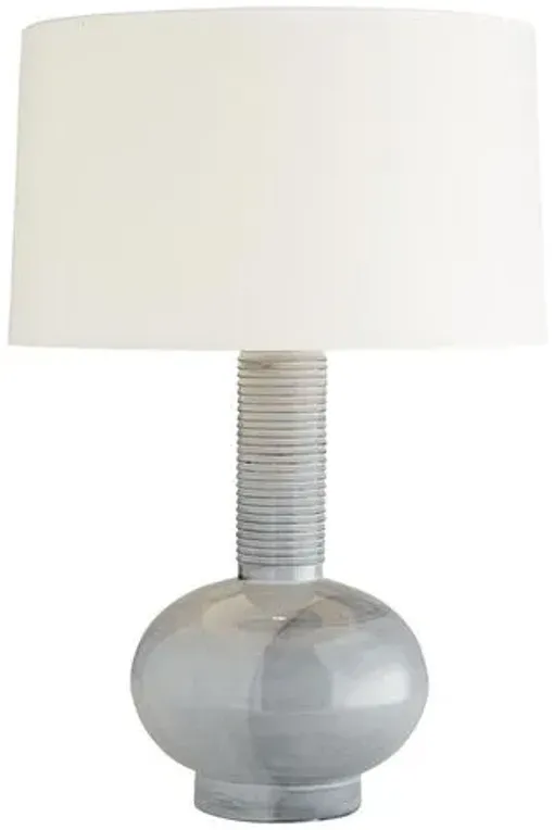 Nakoma Table Lamp - Haze Blue Reactive Glaze - Arteriors