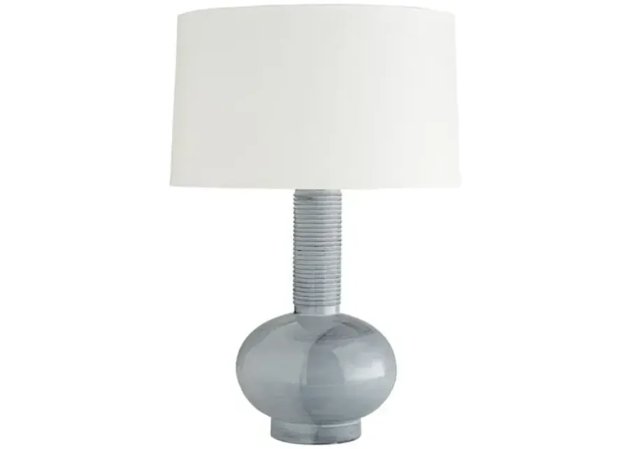 Nakoma Table Lamp - Haze Blue Reactive Glaze - Arteriors