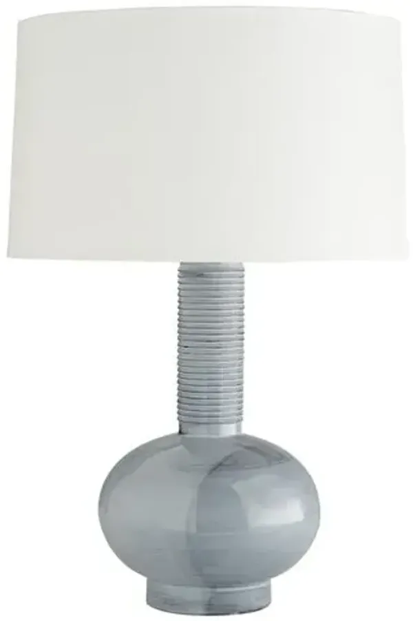 Nakoma Table Lamp - Haze Blue Reactive Glaze - Arteriors
