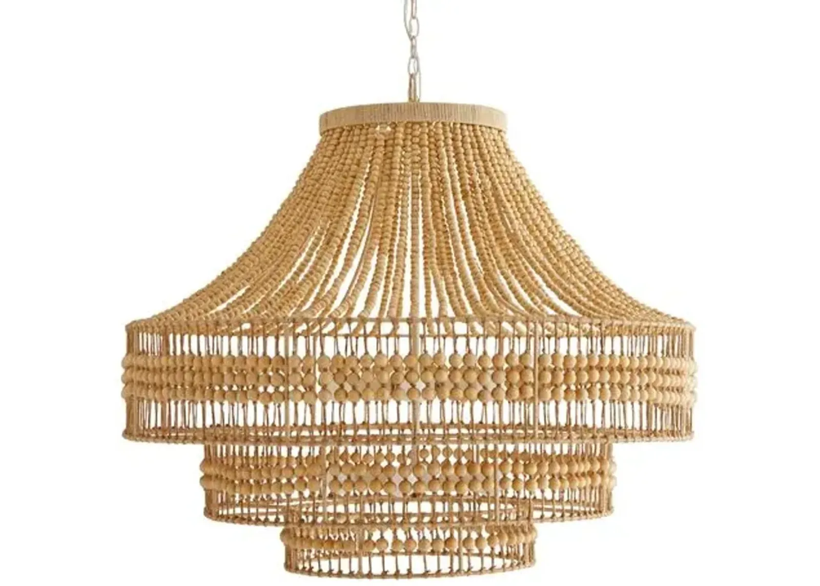 Tulane Chandelier - Natural - Arteriors - Beige