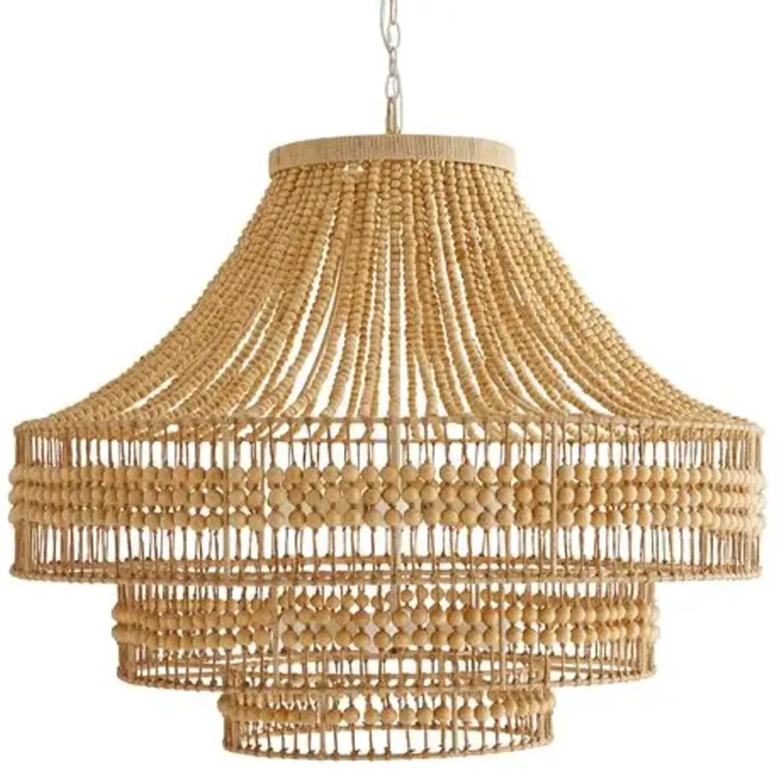 Tulane Chandelier - Natural - Arteriors - Beige