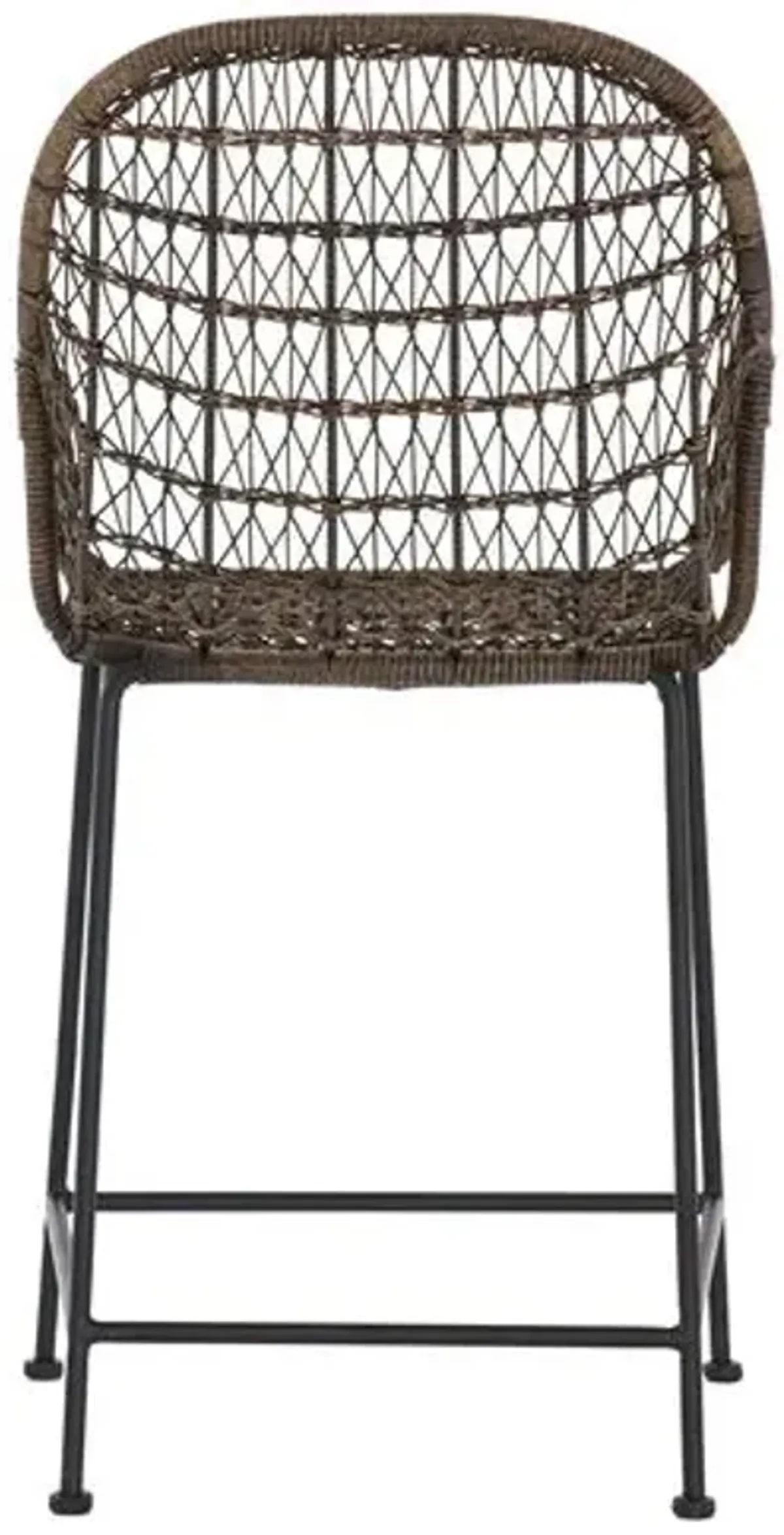 Dylan Outdoor Counter Stool - Dark Brown