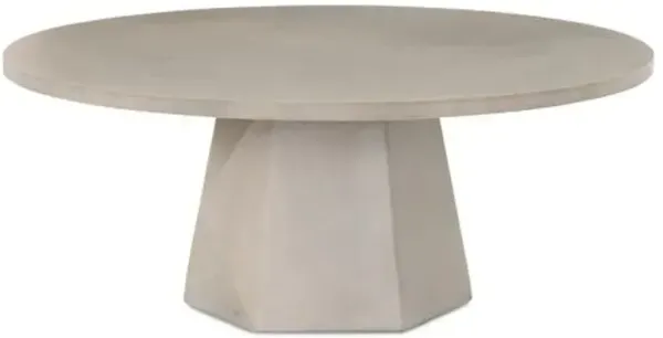Owen Outdoor Concrete Coffee Table - Gray
