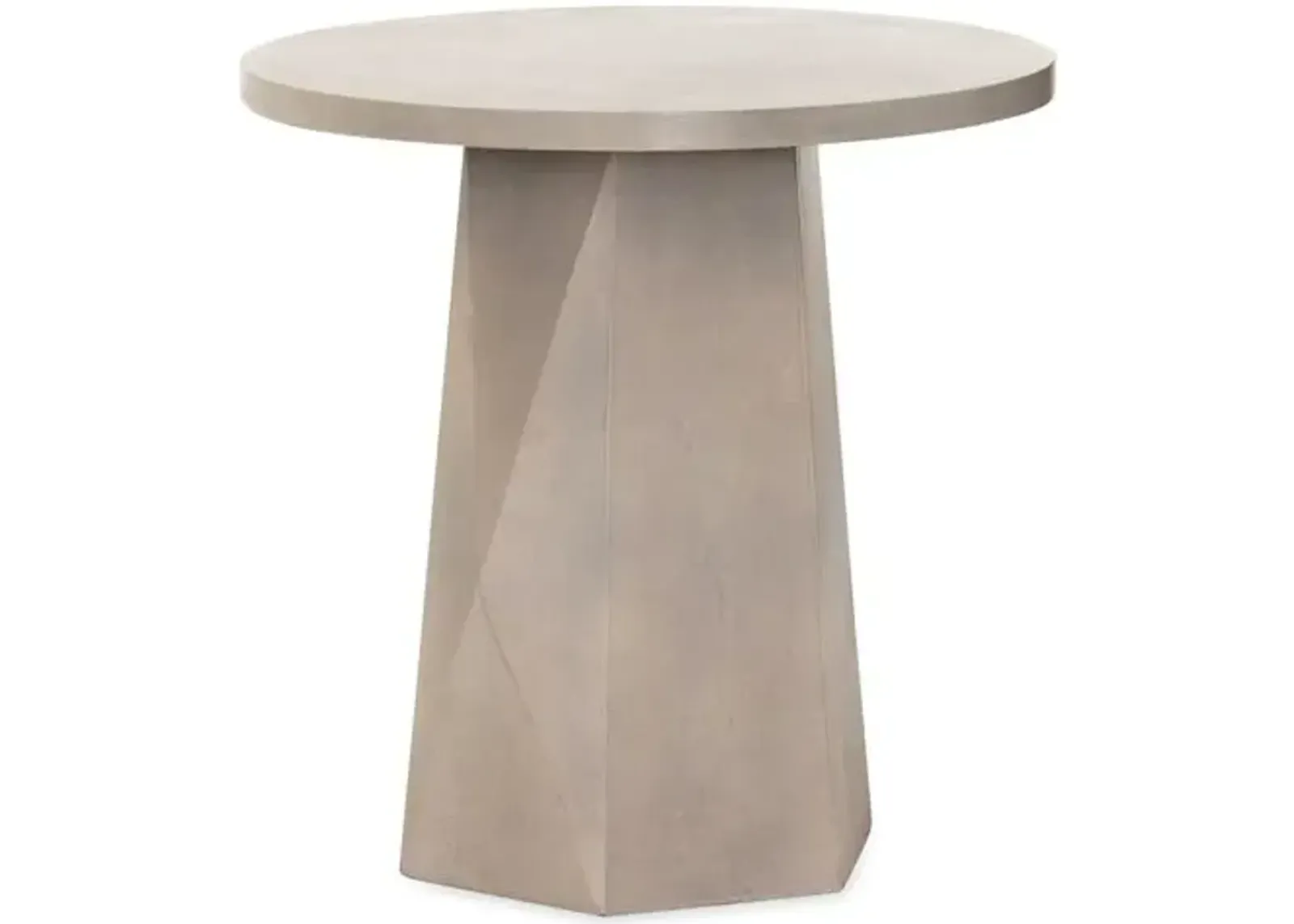 Owen Outdoor Side Table - Gray