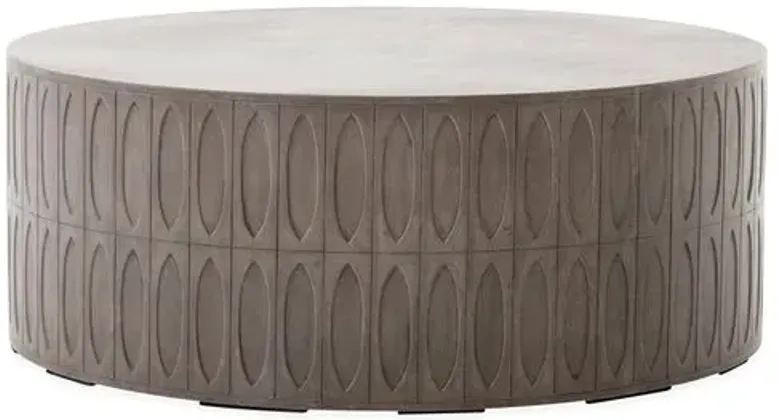 Mateo Outdoor Coffee Table - Gray